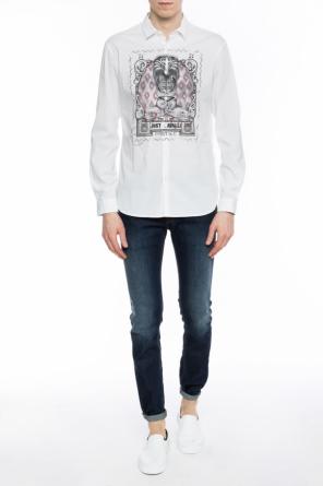 Jeansy ze zwężanymi nogawkami, zdjęcie 2 Jeansy ze zwężanymi nogawkami od Just Cavalli
